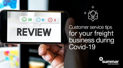 Customer service during Covid-19