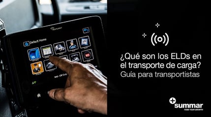 pantalla de eld de un camion