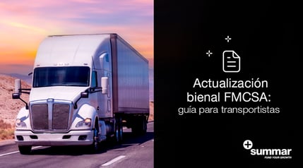 Camión blanco en la carretera