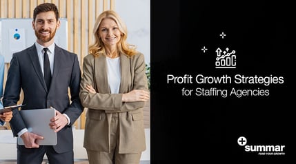 executives with important documents smiling